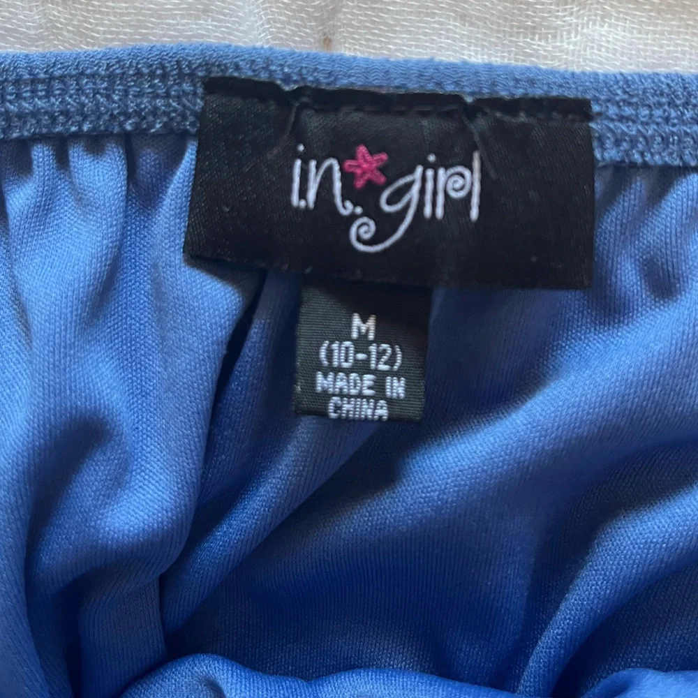 Blue Off-Shoulder Girl’s Top